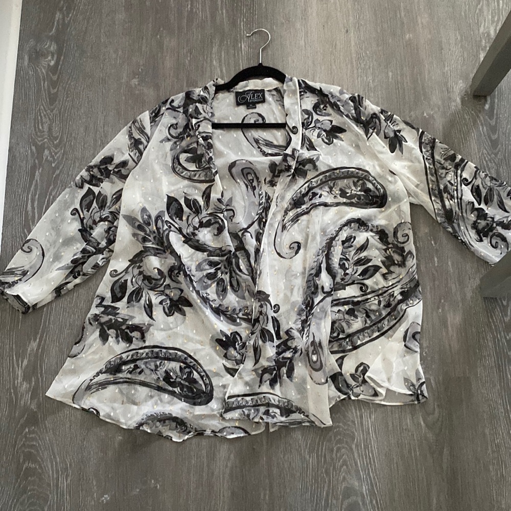 Alex Evenings Sheer Coverup